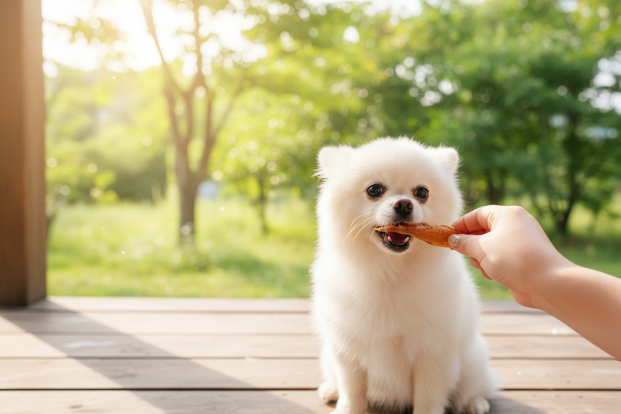 Pomeranian Outdoor Lifestyle Hero Image